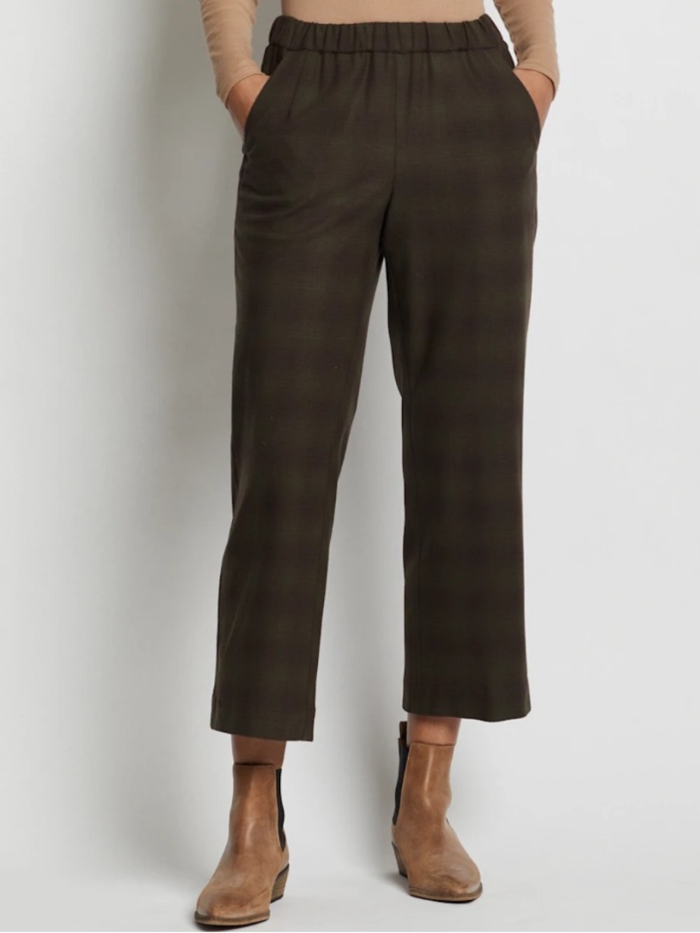 Pendleton Broadway Merino Wool Plaid Pants